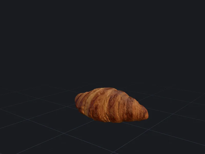 Croissant 3D model